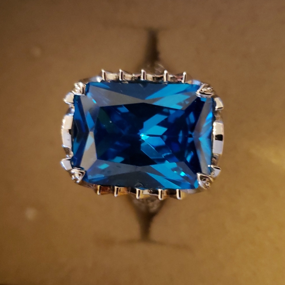 Sterling Silver 19 kt cubit zirconium total. - Picture 4 of 9